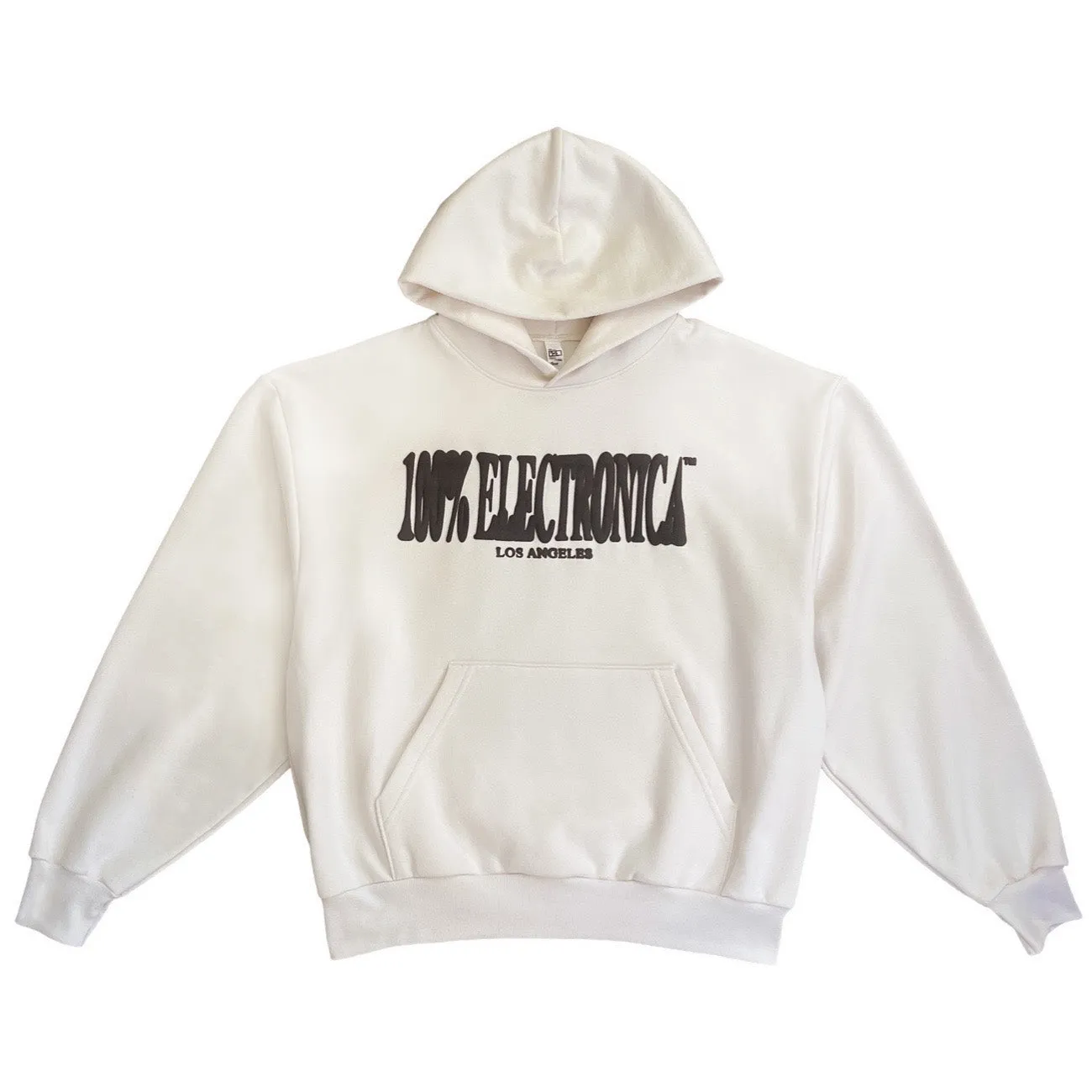 100% Electronica Summer Hoodie (Cream)