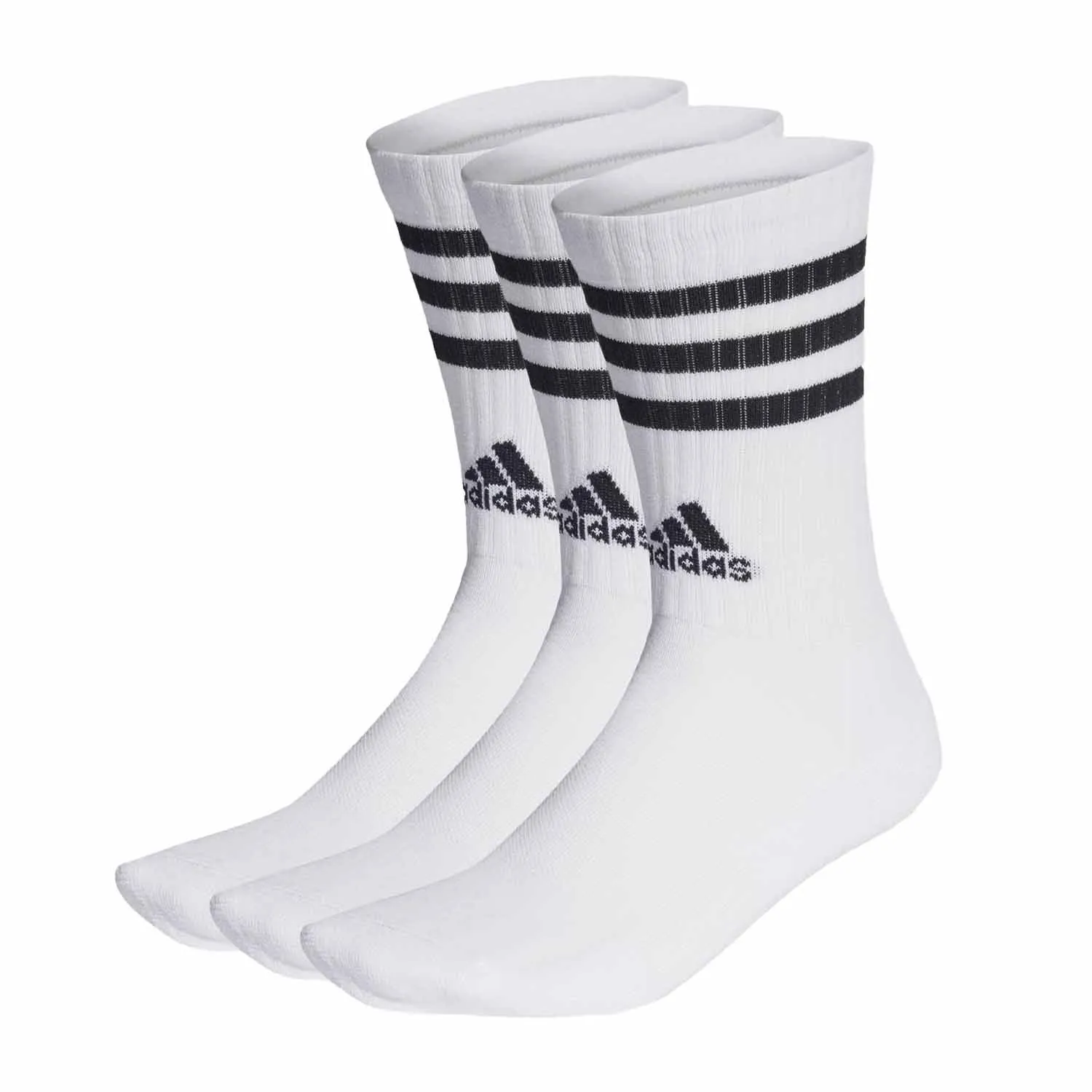 3-Stripes Cushioned Crew Socks 3 Pairs