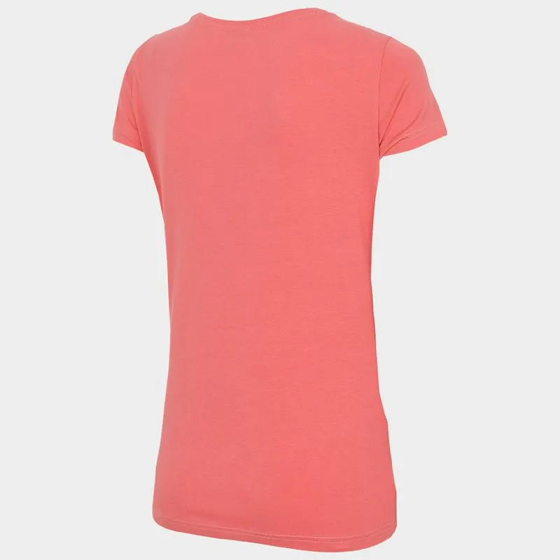 4F Womens Short Sleeves T-shirt - Orange