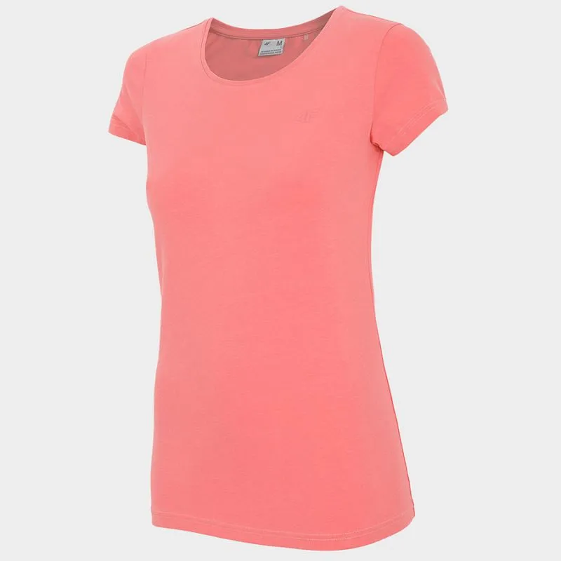 4F Womens Short Sleeves T-shirt - Orange