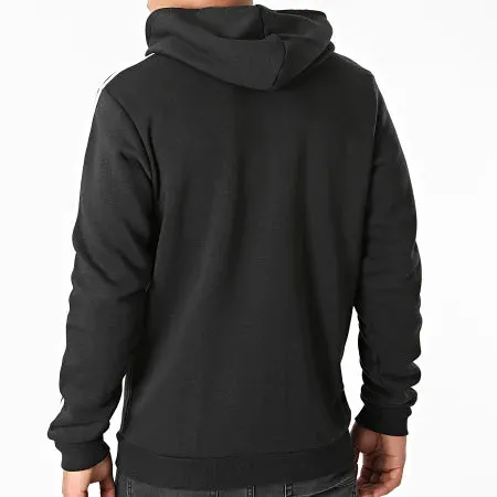 Stylish Black and White adidas Essentials Fleece Full-Zip Hoodies