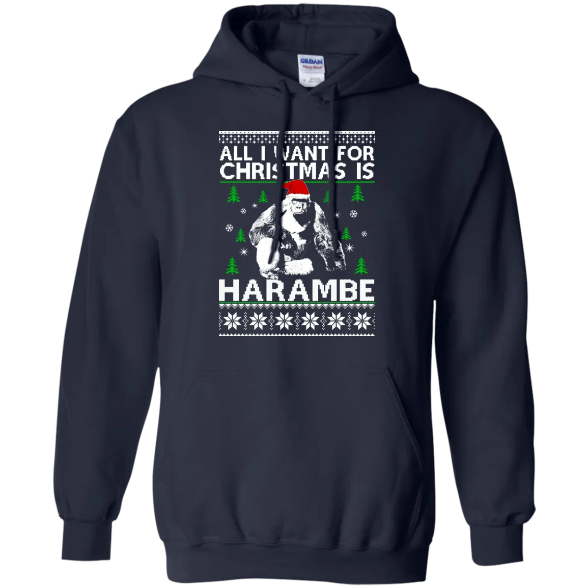 All I Want For Christmas Is Harambe Sweater, Shirt, Hoodie