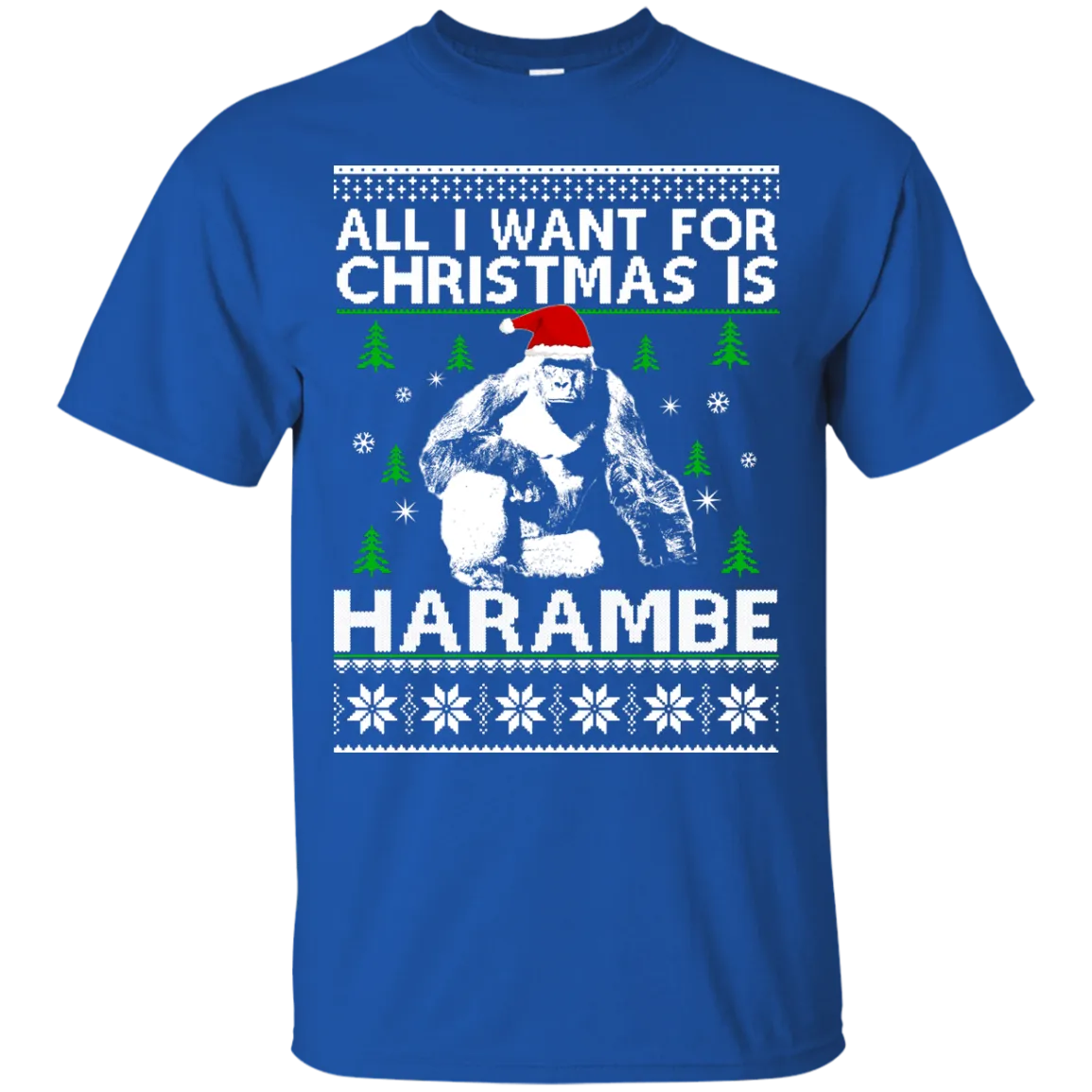 All I Want For Christmas Is Harambe Sweater, Shirt, Hoodie