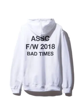 Anti Social Social Club Bad Times Hoodie White