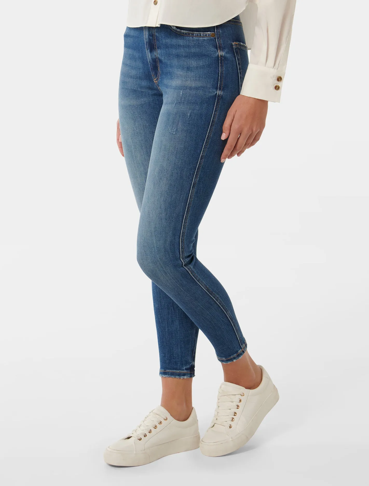 Ashley Mid-Rise Ankle Skinny Jeans