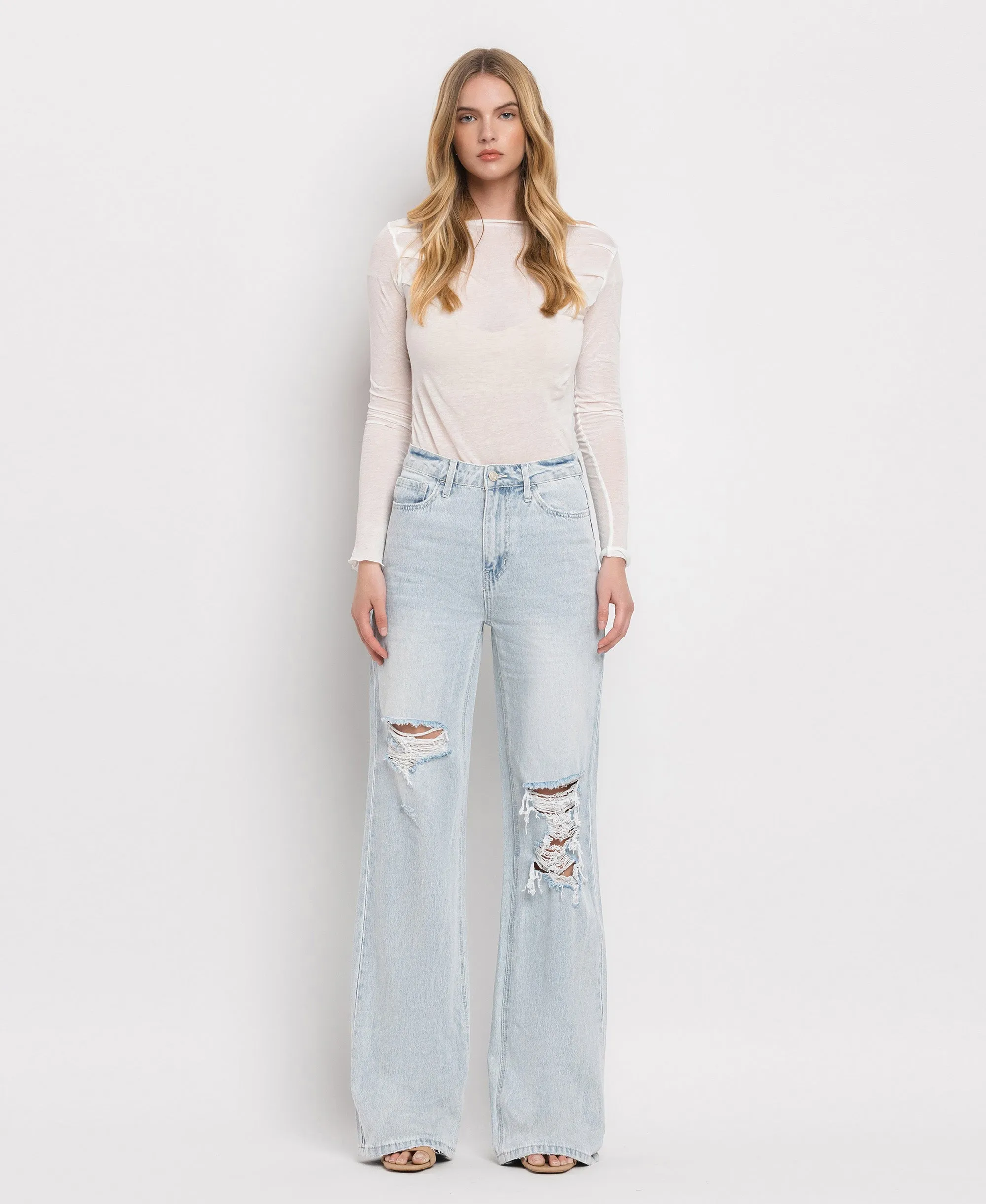 Avenida - Super High Rise 90's Vintage Flare Jeans