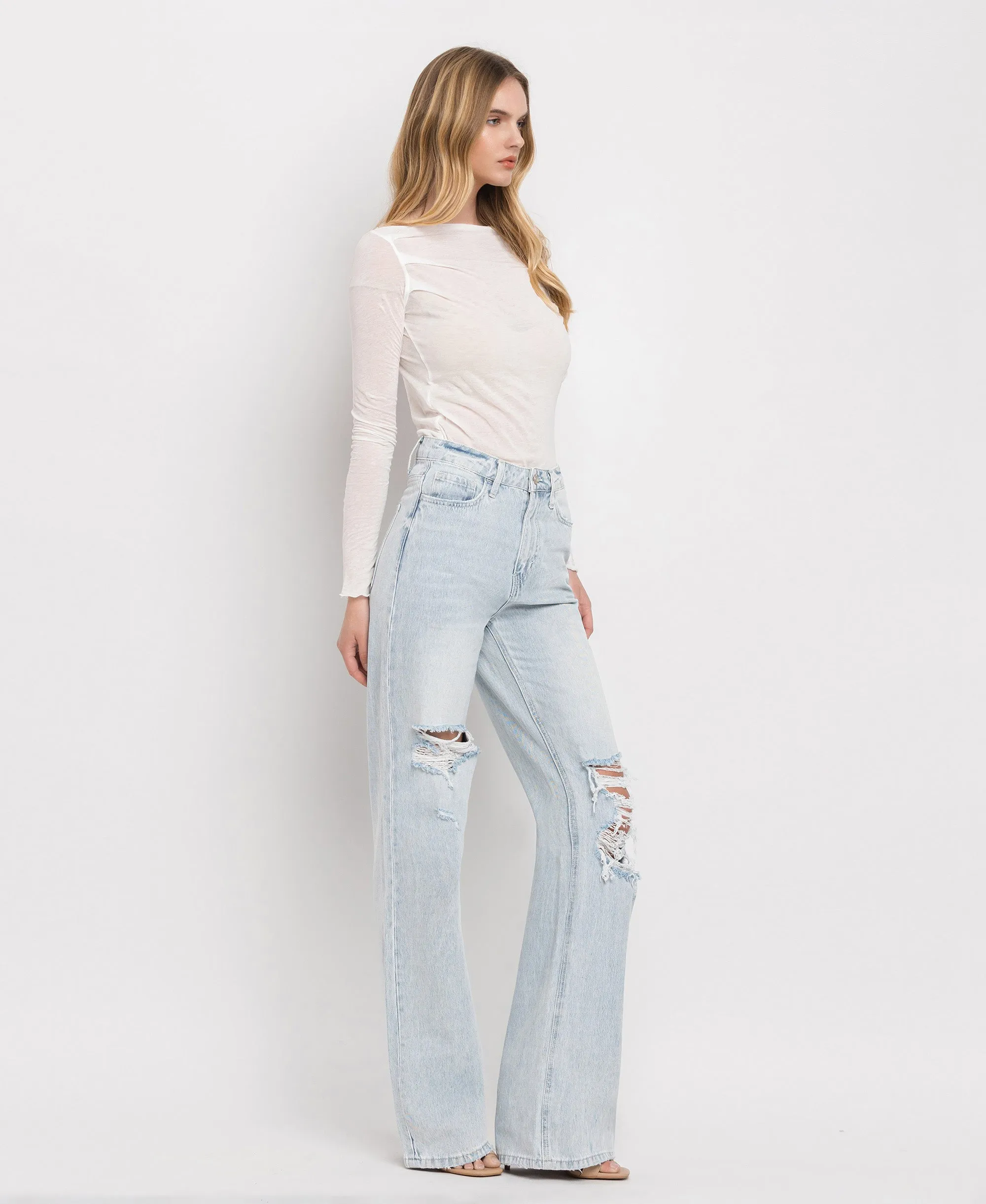 Avenida - Super High Rise 90's Vintage Flare Jeans