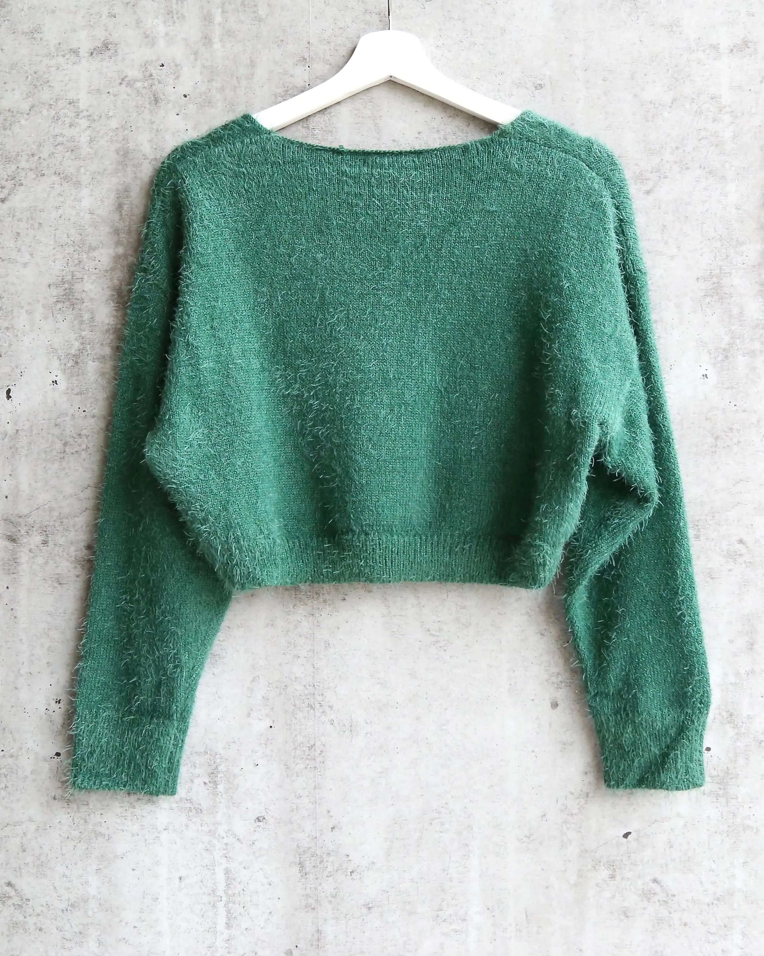 Baby Love Cropped Fuzzy Sweater in More Colors