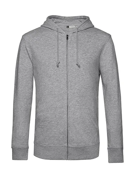 B&C - WU35B - Organic Zipped Hooded