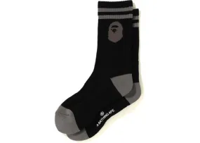 BAPE APE HEAD SOCKS BLACK