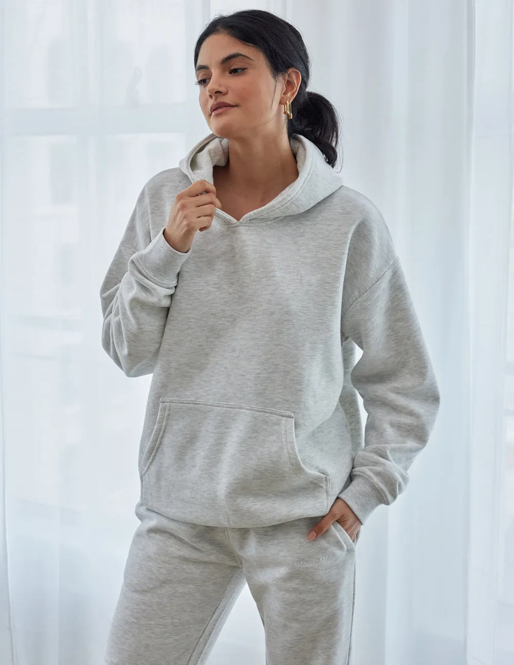 Basics Cloud Grey Unisex Hoodie