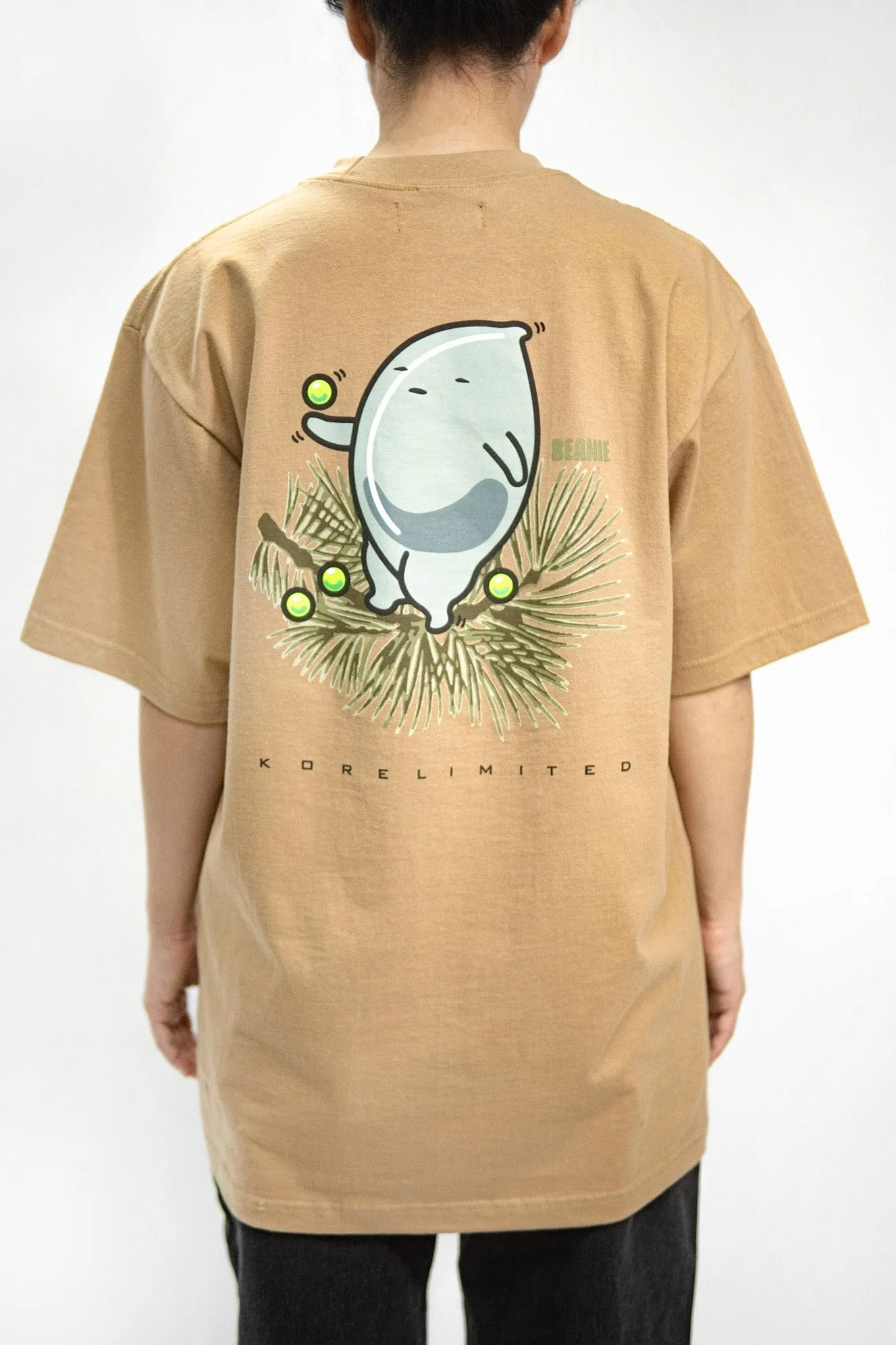 BEANIE TTEOK TEE (KHAKI)