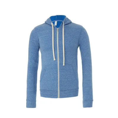 Bella   Canvas Unisex Triblend Sponge Fleece Full-Zip Hoodie