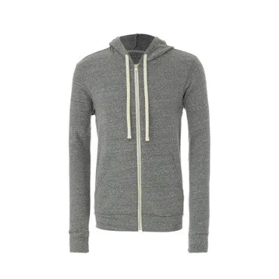 Bella   Canvas Unisex Triblend Sponge Fleece Full-Zip Hoodie