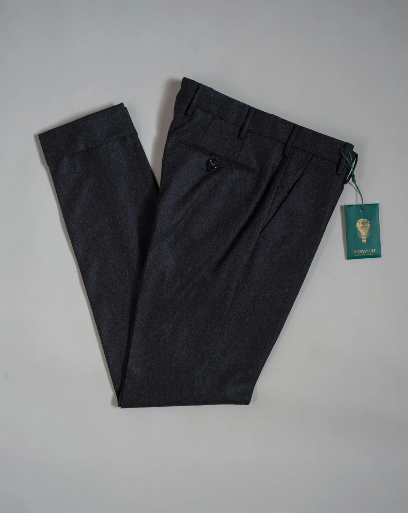 Berwich Morello VBC Flannel Trousers / Antracite