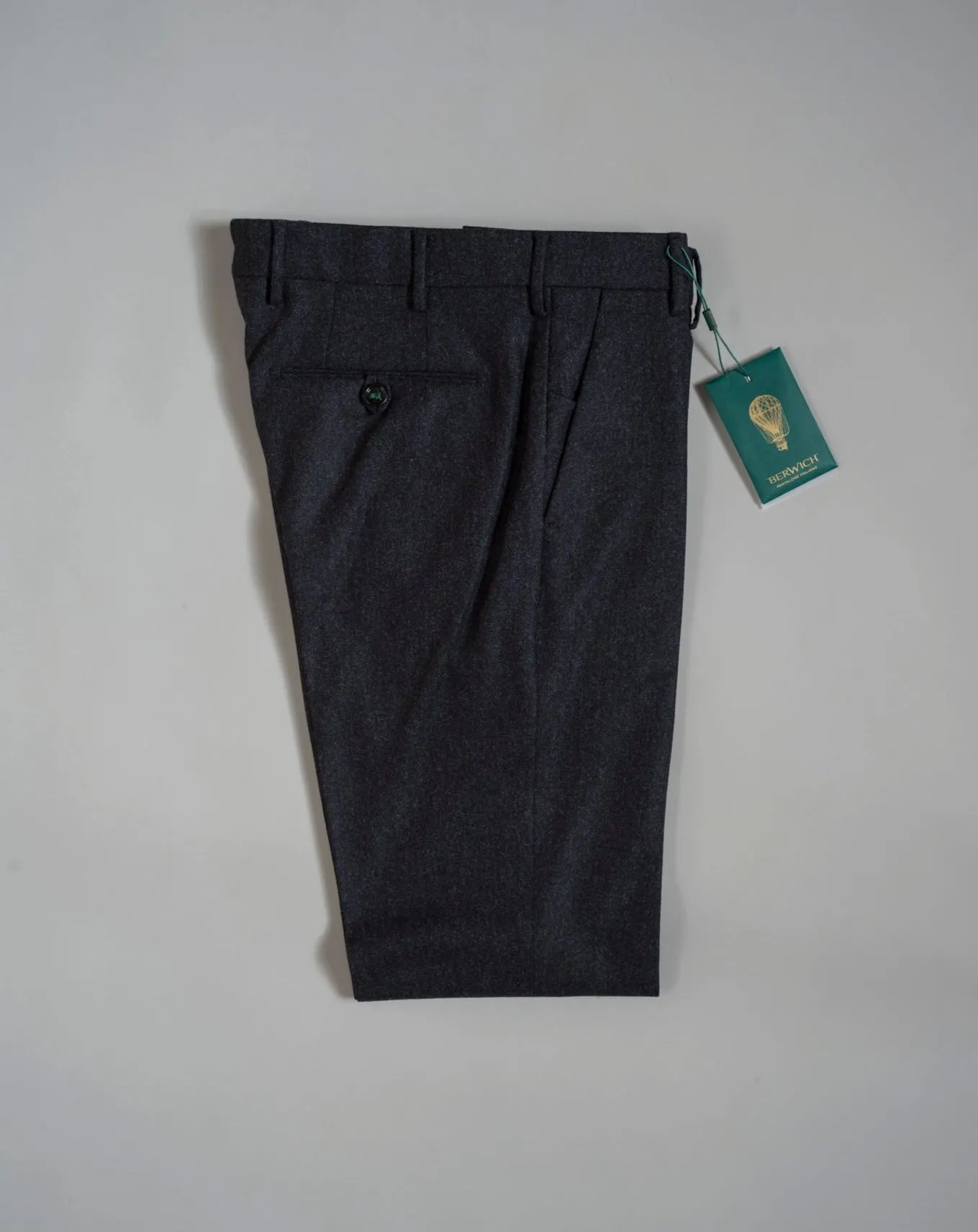 Berwich Morello VBC Flannel Trousers / Antracite