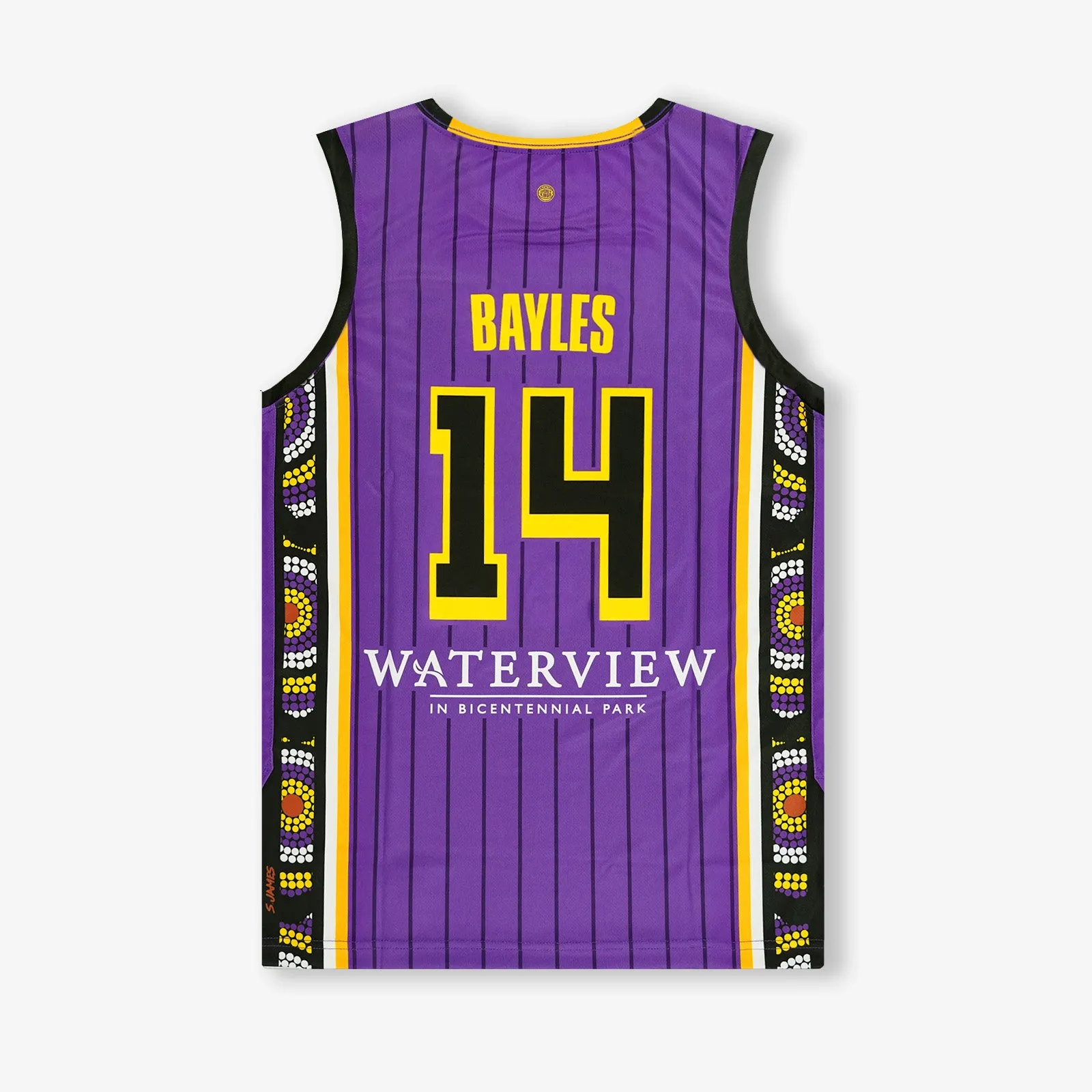 Biwali Bayles Sydney Kings NBL Home Authentic Jersey - Purple