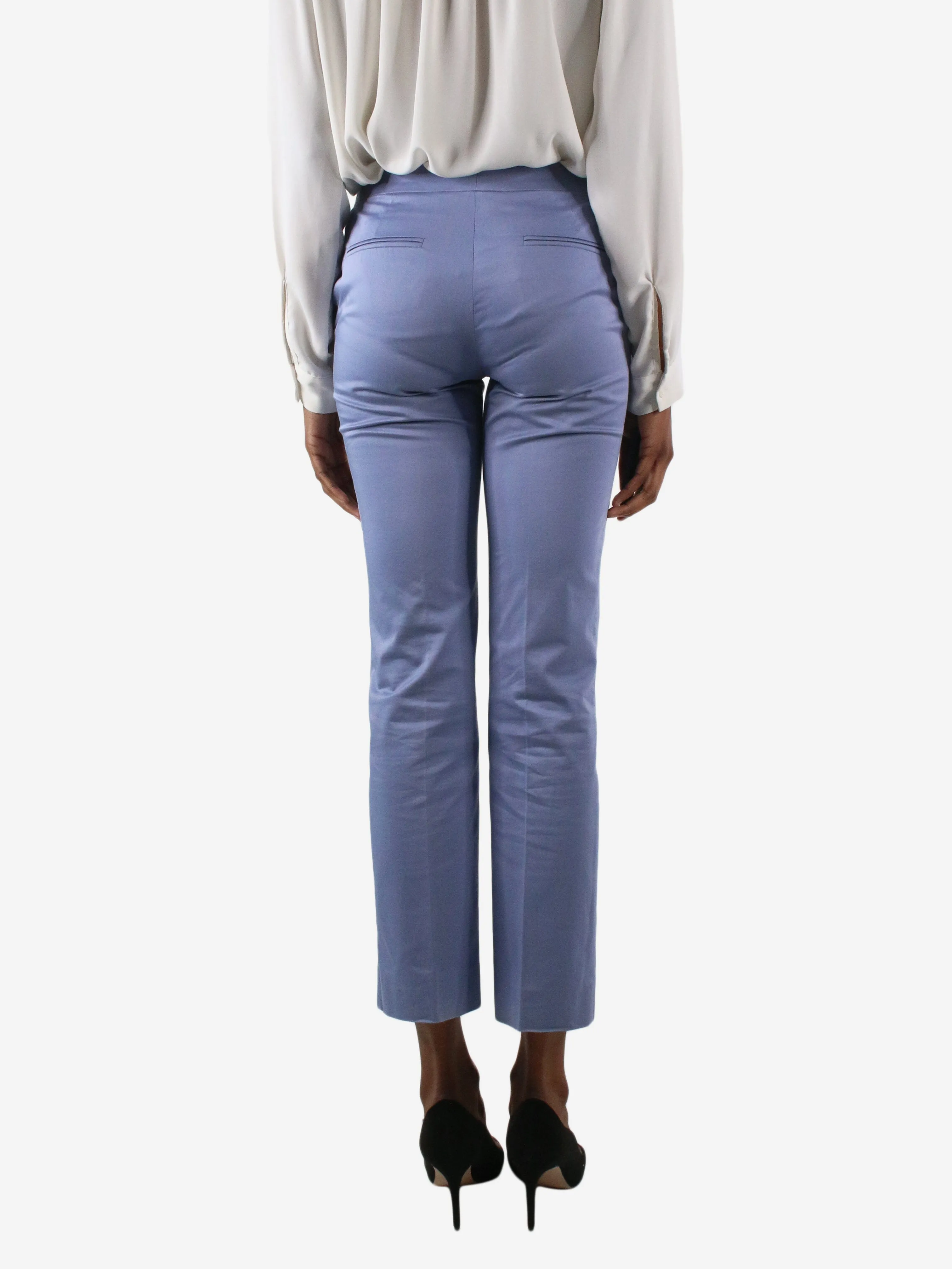 Blue low-waisted tailored trousers - size IT 38