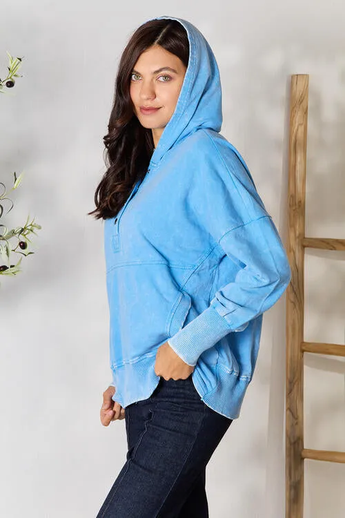 Blue Skies Hoodie with Pockets