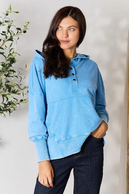 Blue Skies Hoodie with Pockets