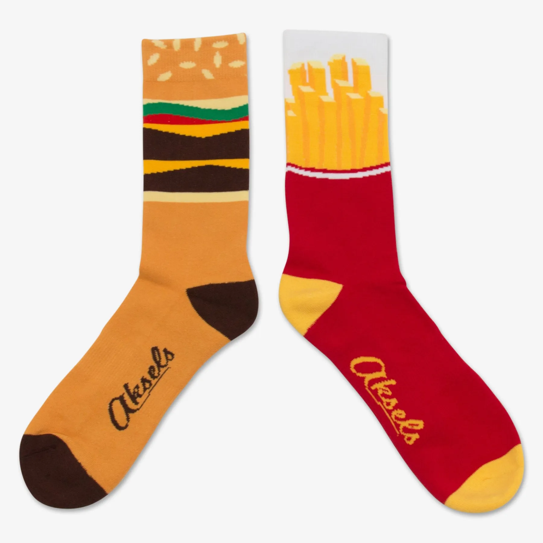 Burger & Fries Men's & Women's Crew Socks