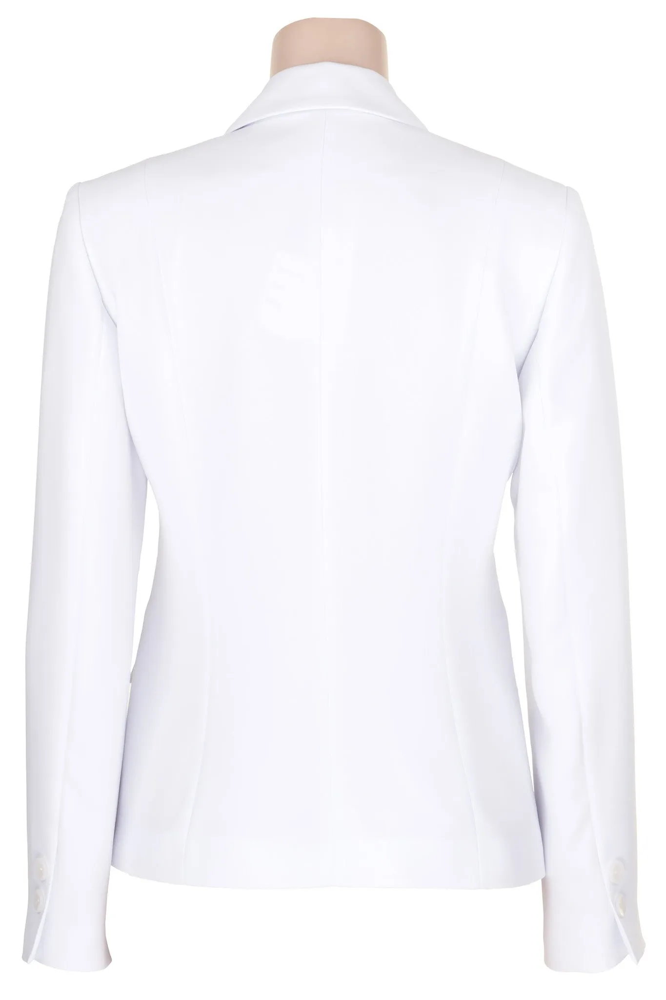 Busy Clothing Womens White Suit Jacket