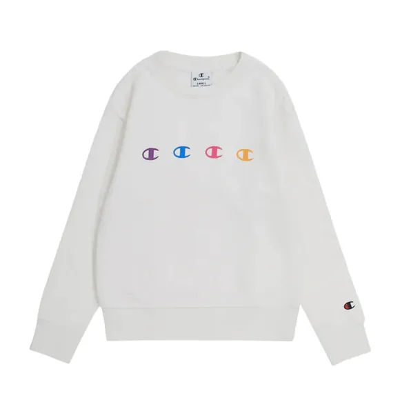 Champion Legacy girl's crewneck sweatshirt 404781 WW036 white