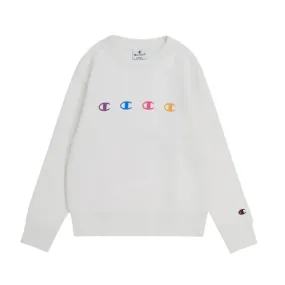 Champion Legacy girl's crewneck sweatshirt 404781 WW036 white