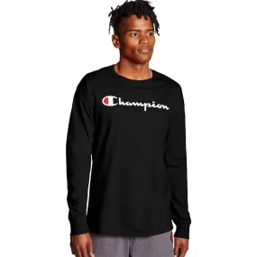 Champion Men Heritage Tee Long Sleeves (Black)