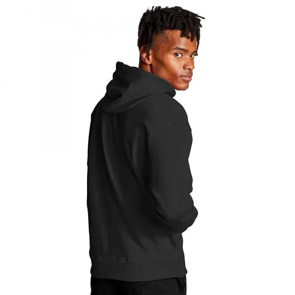 CHAMPION - Men - Powerblend Fleece Pullover Hoodie - Black