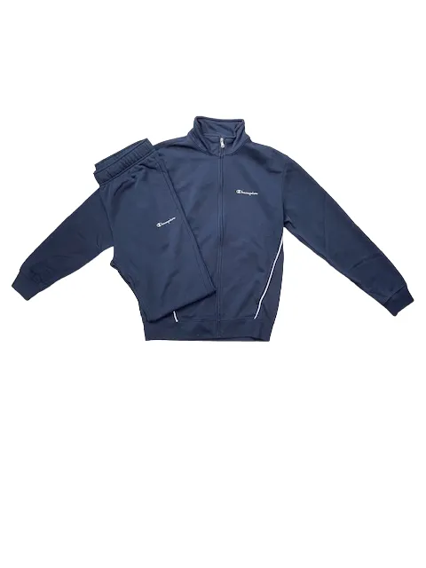 Champion men's tracksuit in light cotton 218678 BS501 NNY/NNY navy blue