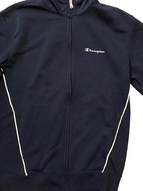 Champion men's tracksuit in light cotton 218678 BS501 NNY/NNY navy blue