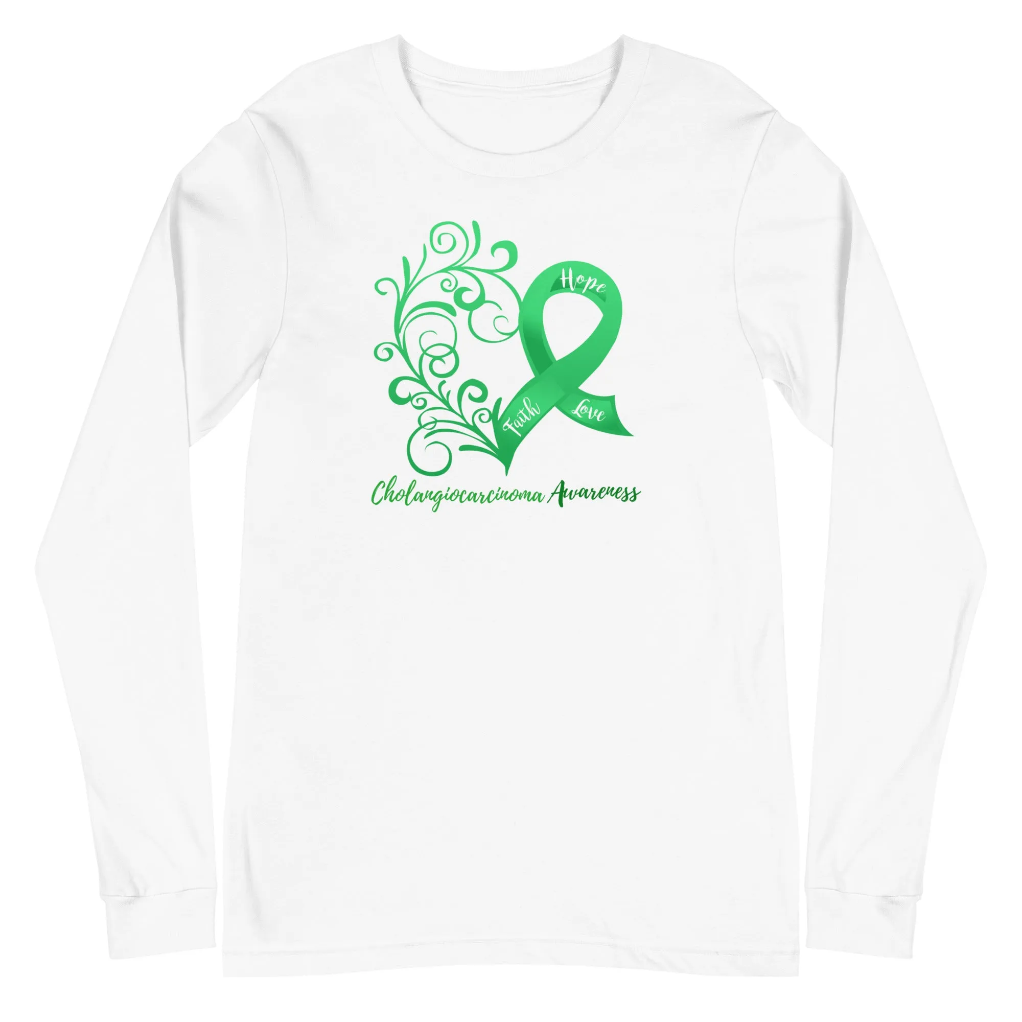 Cholangiocarcinoma Awareness Long Sleeve Tee - Several Colors Available