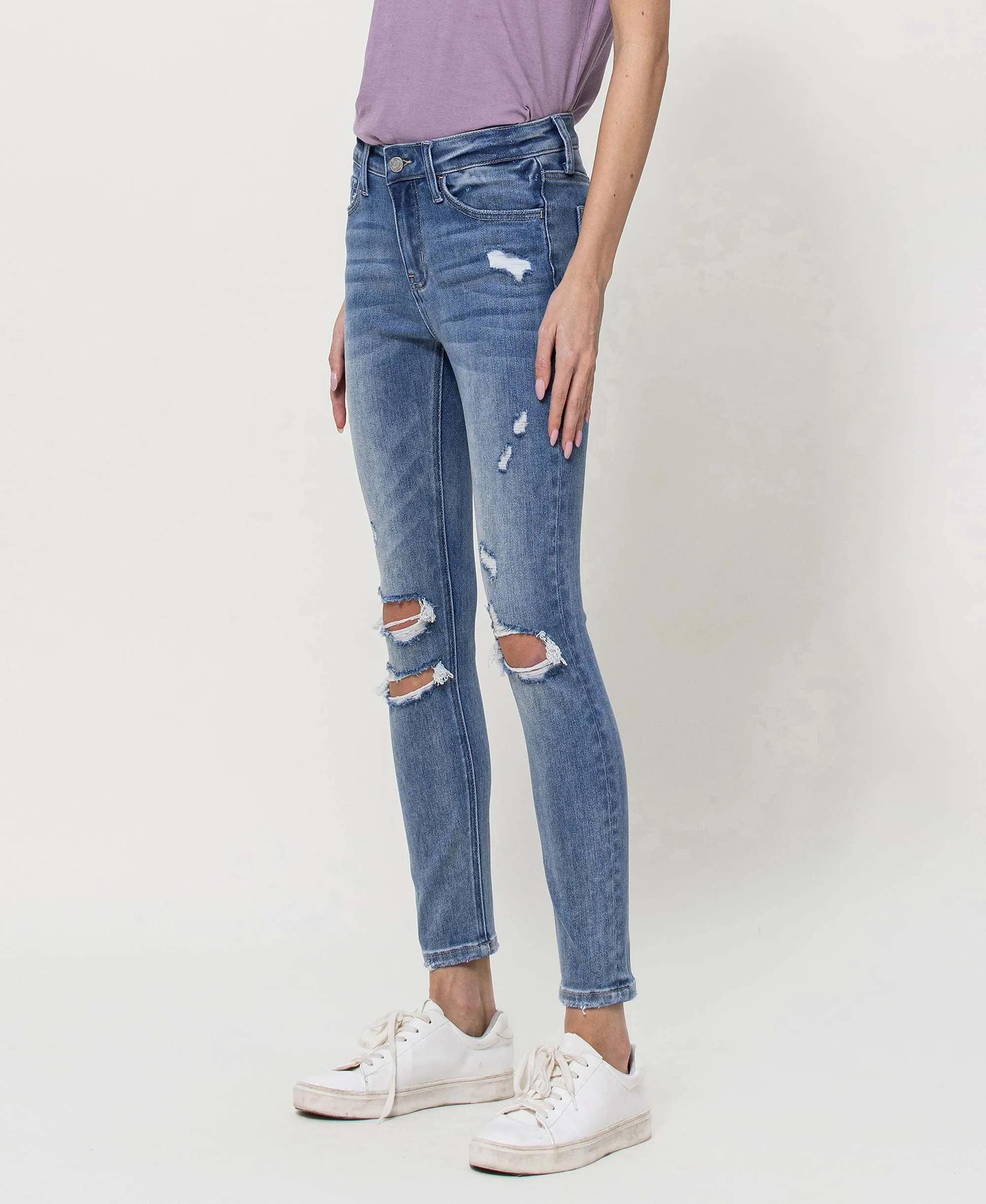 Clear Headed - Mid Rise Skinny Jeans