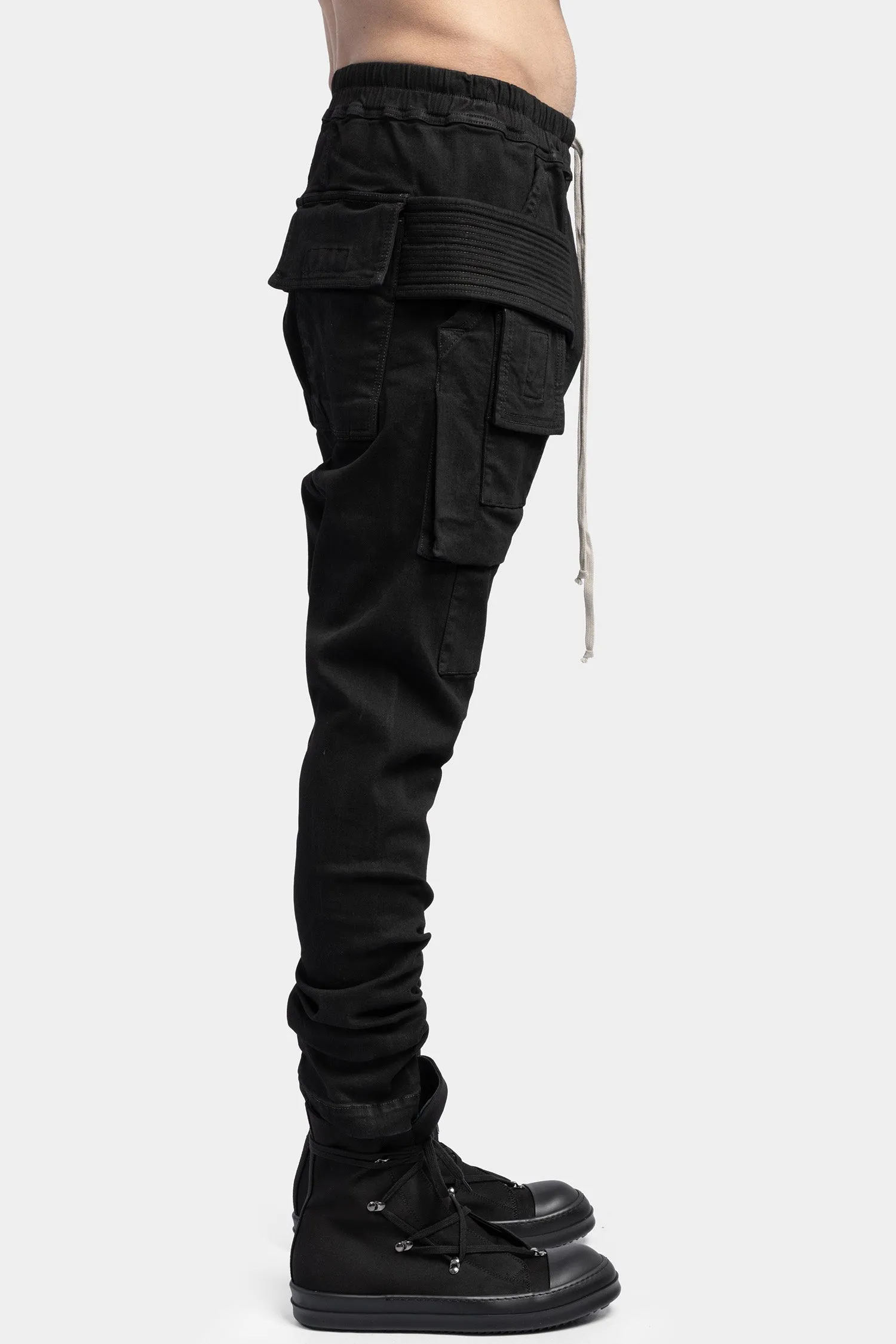 Creatch cargo drawstrings denim pants, SBB