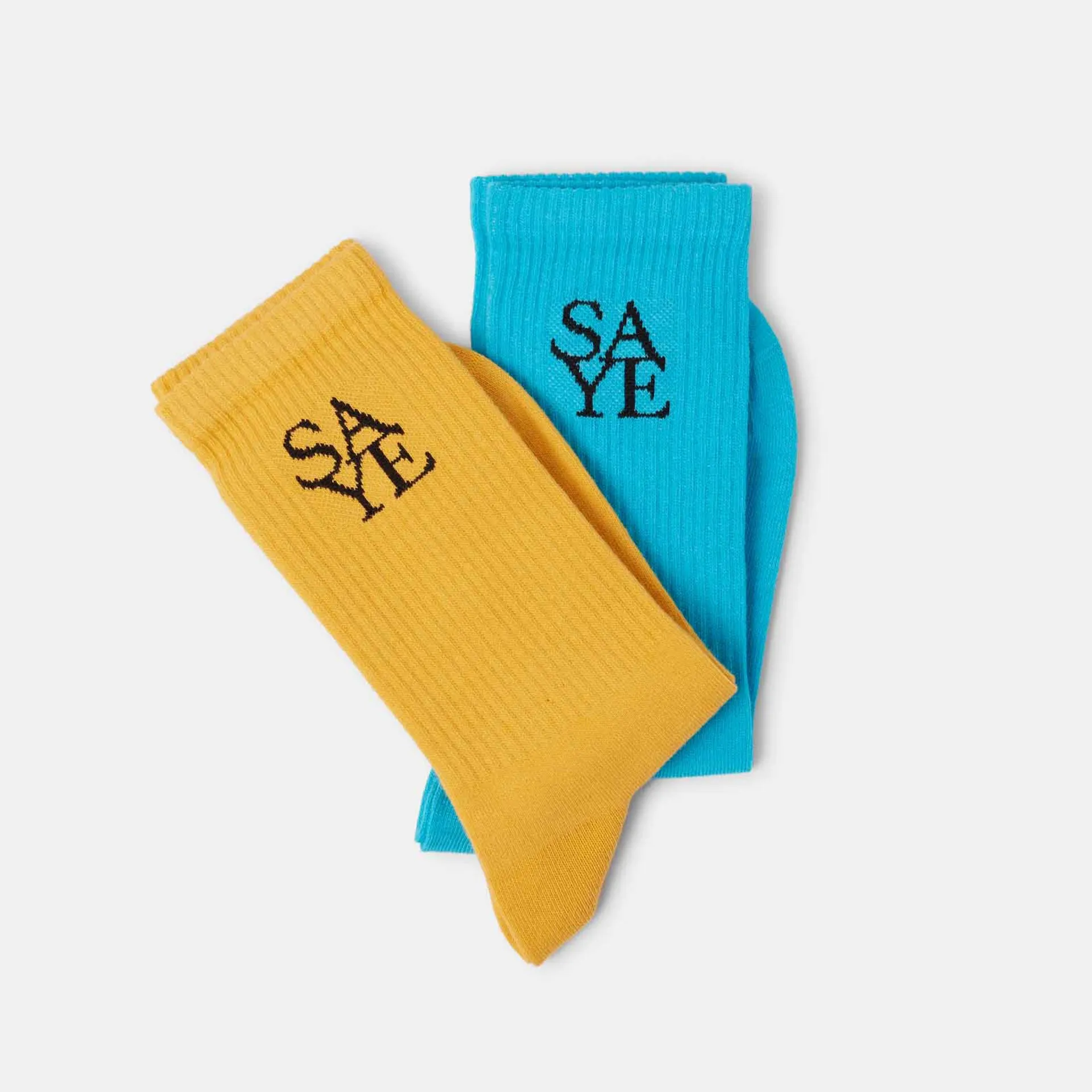 Crew Everyday Socks - Blue & Mustard