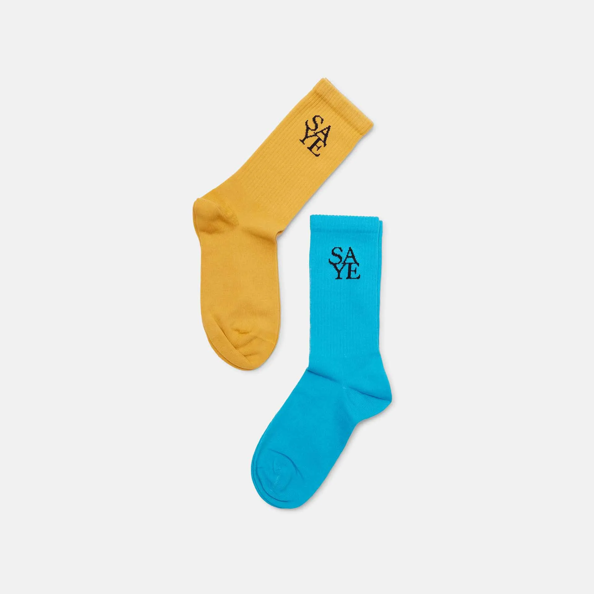 Crew Everyday Socks - Blue & Mustard