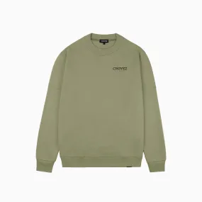 CROYEZ ABSTRACT SWEATER - LIGHT ARMY