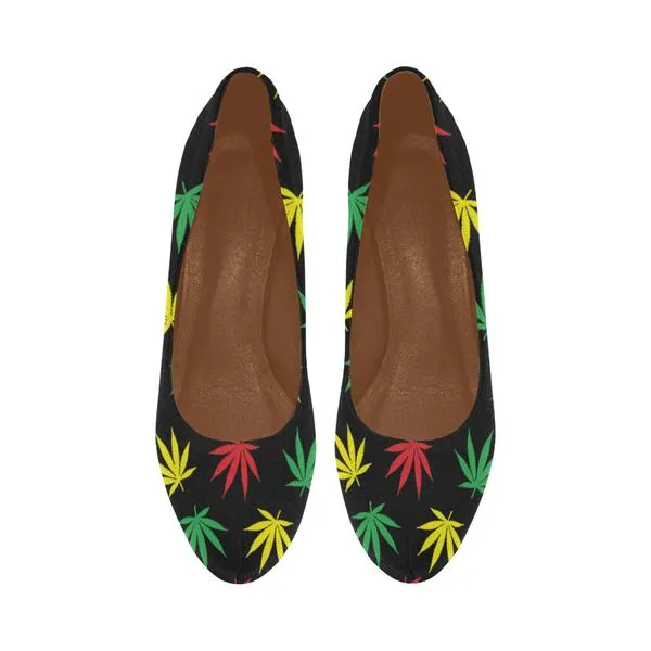 Dank Master Rasta Weed High Heels