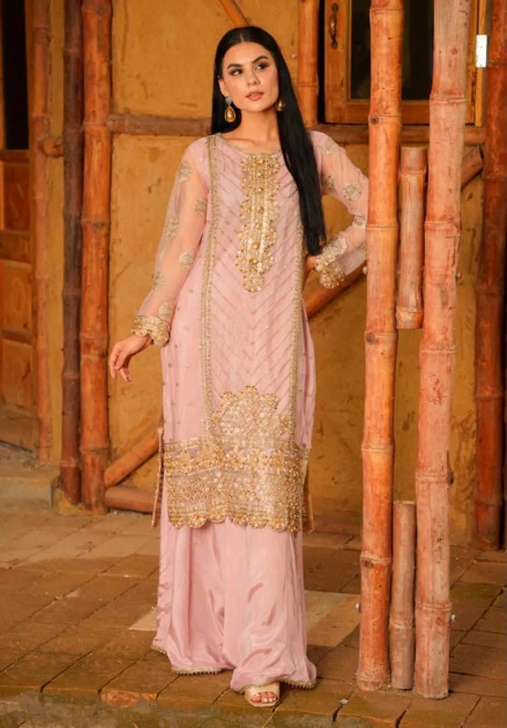 Dhanak Organza Suit