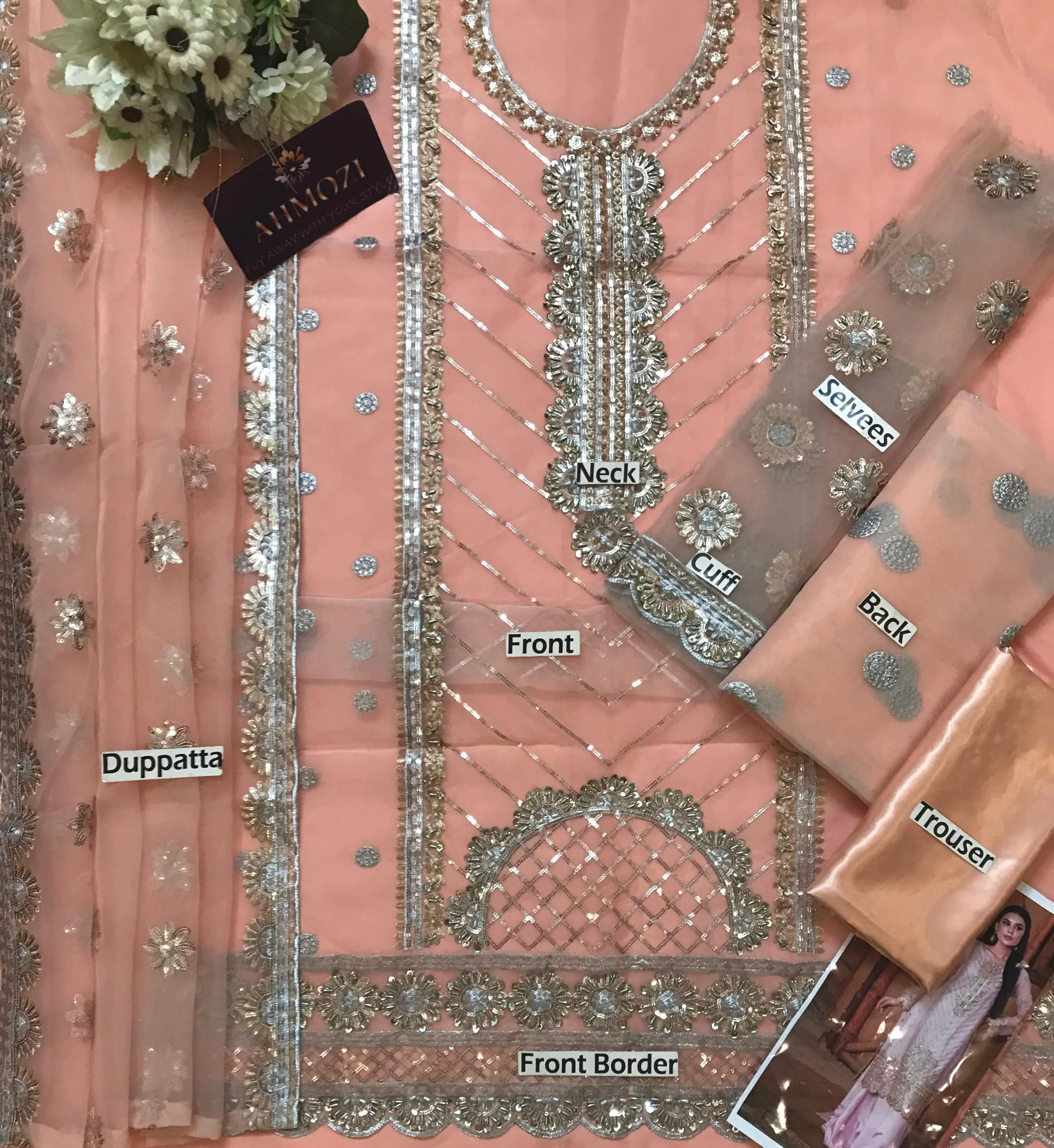 Dhanak Organza Suit