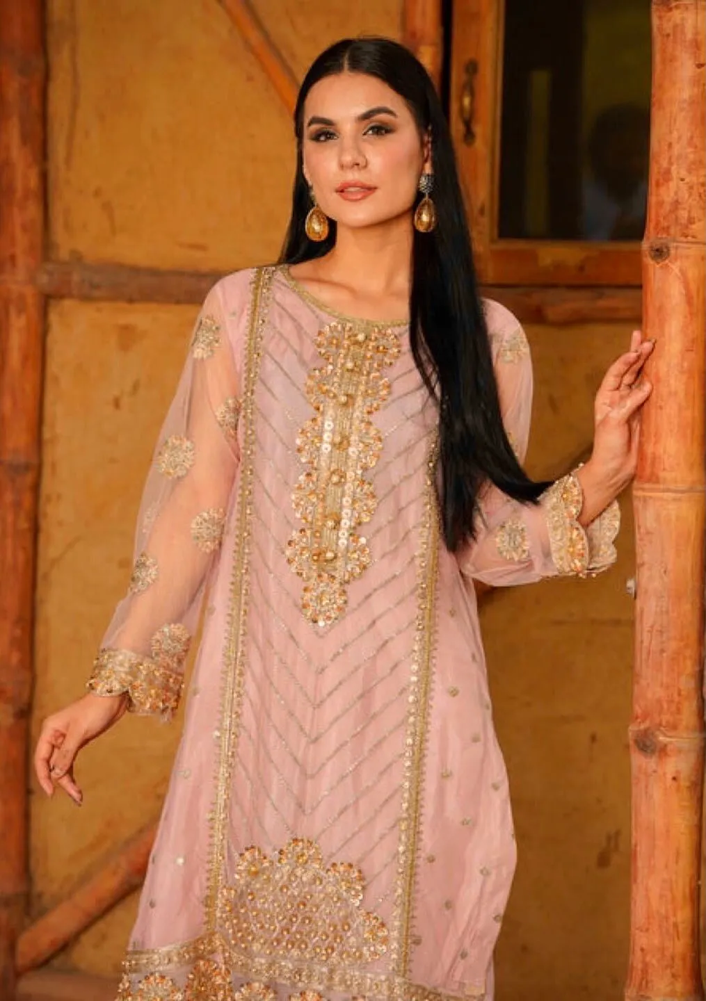 Dhanak Organza Suit