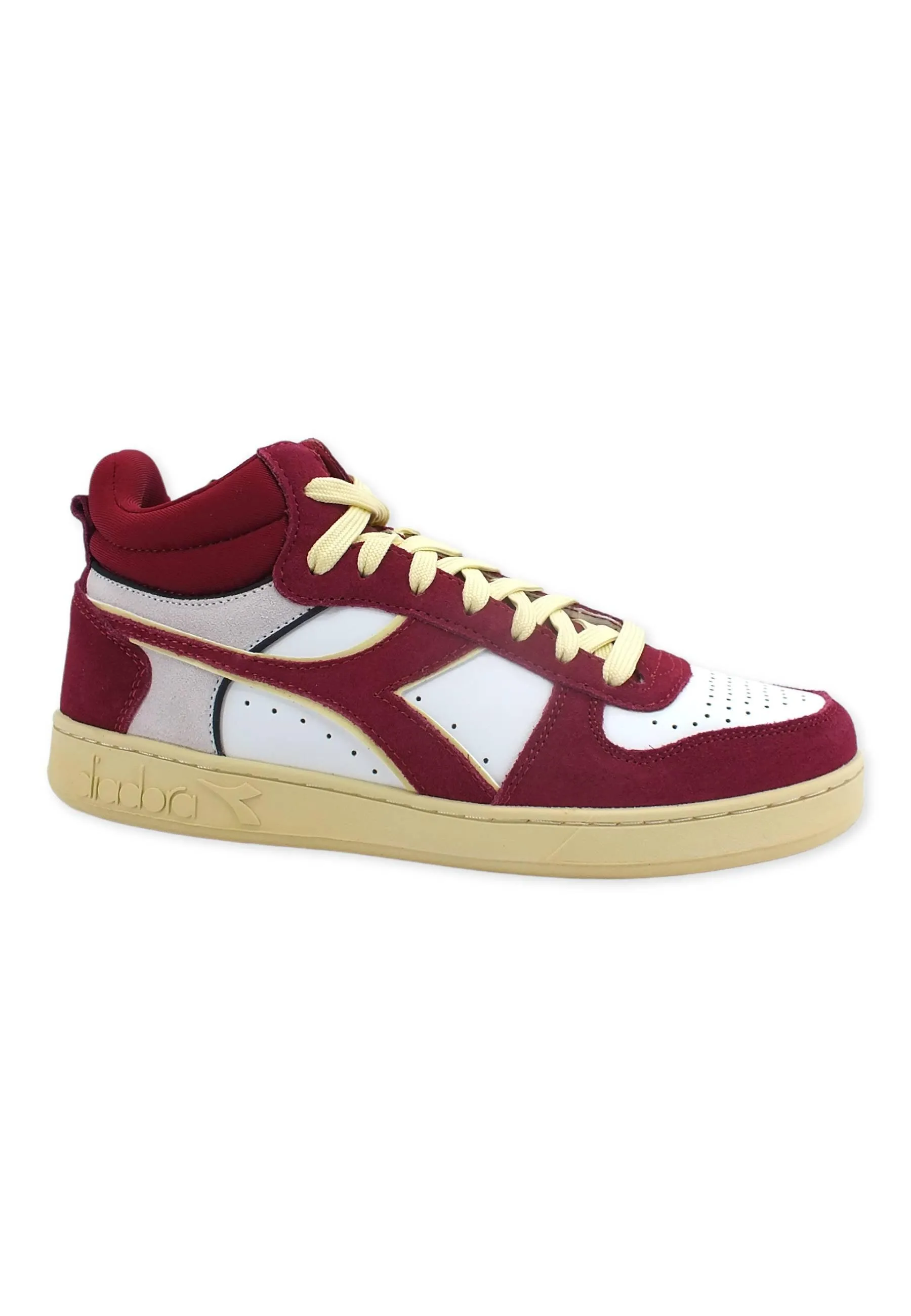 DIADORA Magic Basket Sneaker Uomo Rosso Rhubarb White 501.178563D0099