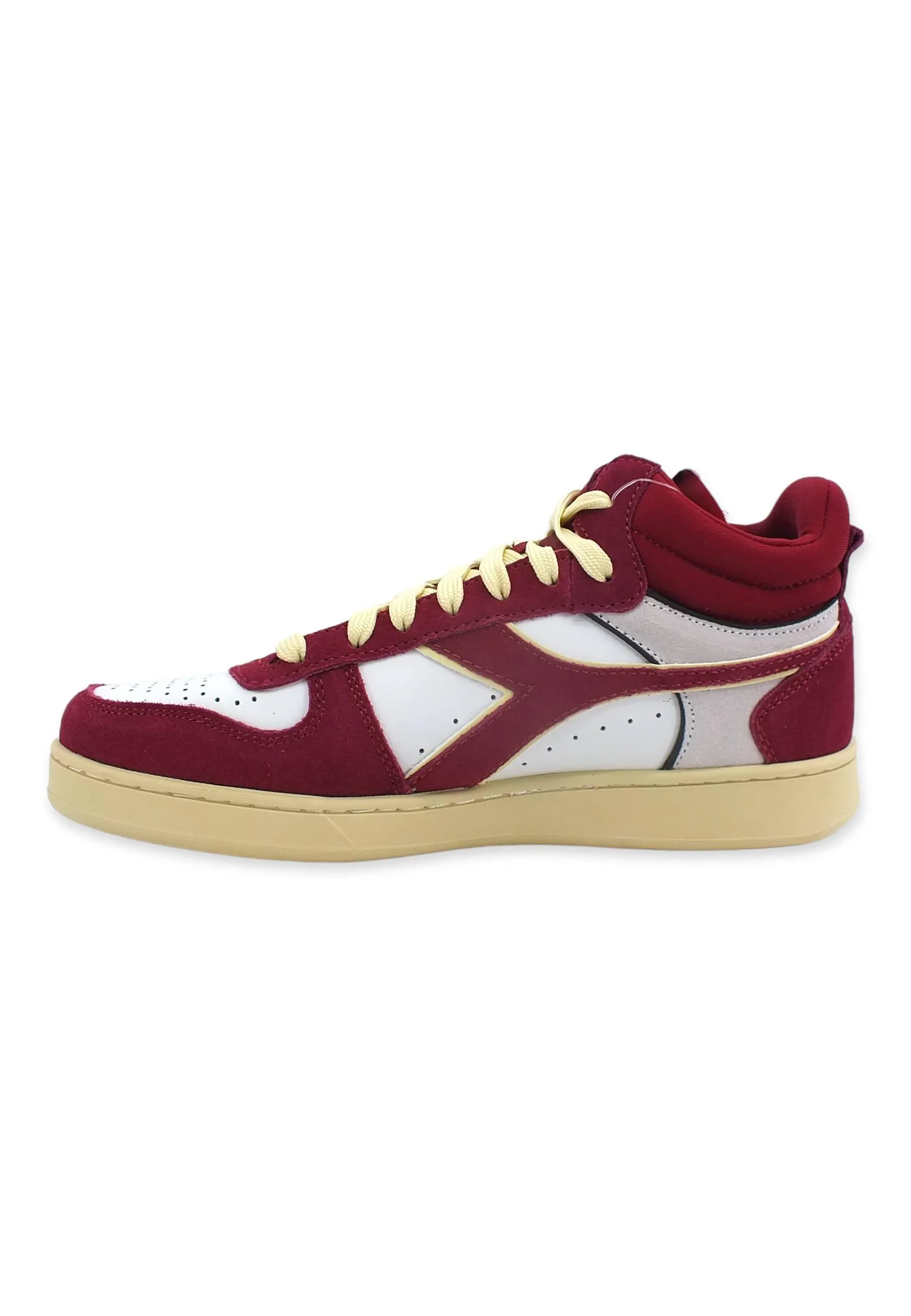 DIADORA Magic Basket Sneaker Uomo Rosso Rhubarb White 501.178563D0099