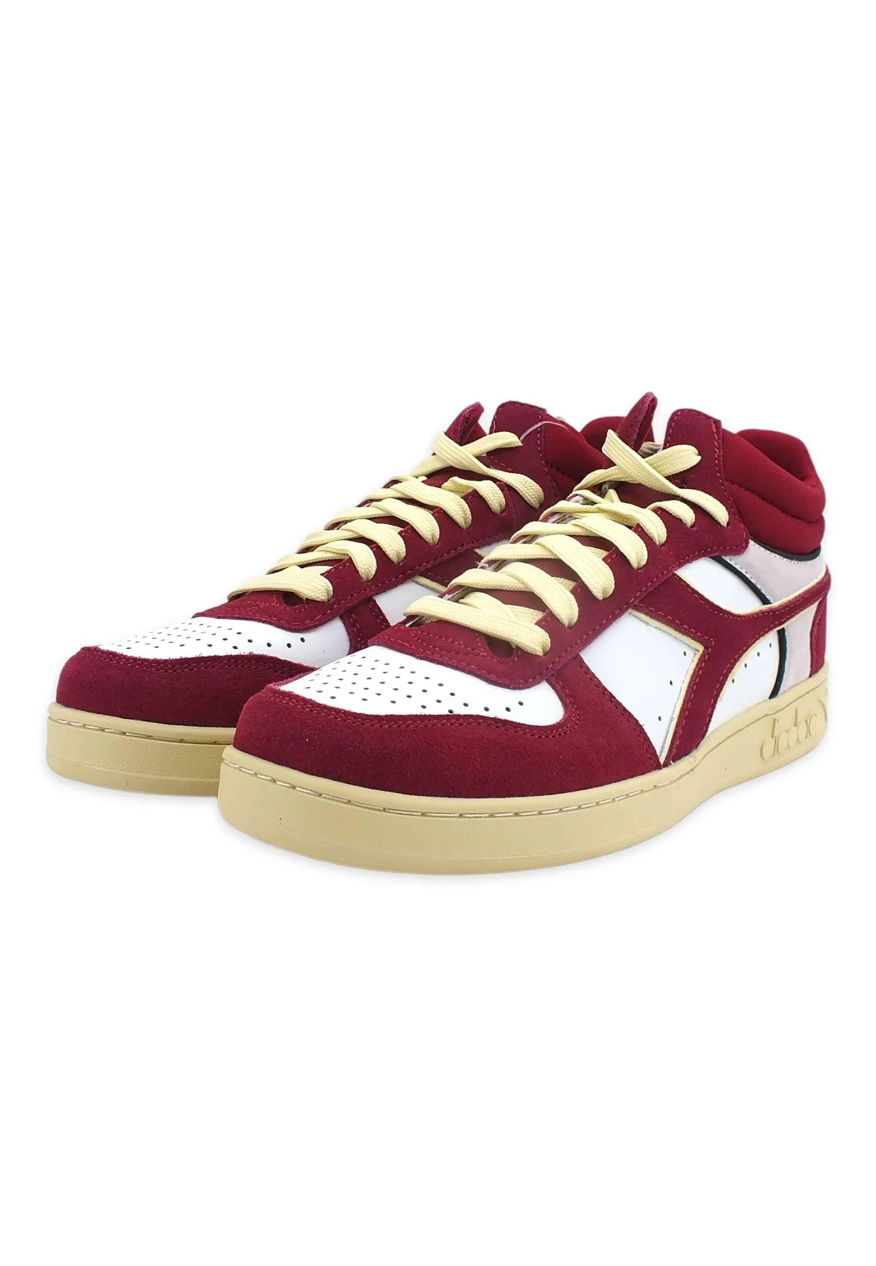 DIADORA Magic Basket Sneaker Uomo Rosso Rhubarb White 501.178563D0099