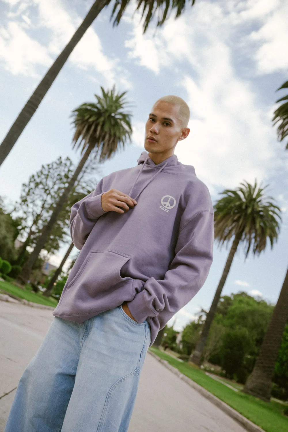 DOVE OF PEACE HOODIE (LAVENDER)