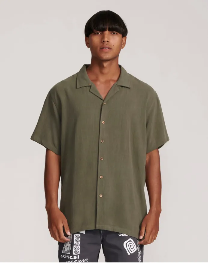 Earnie Resort Shirt Forest