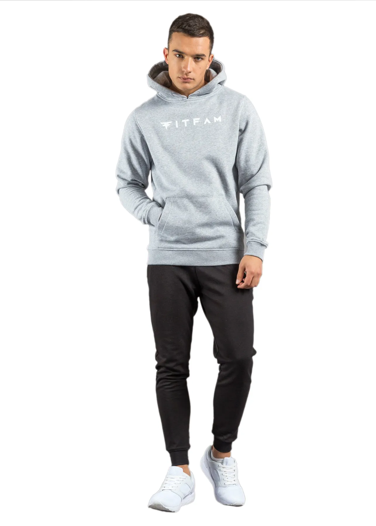 Essential Hoodie Heather Grey