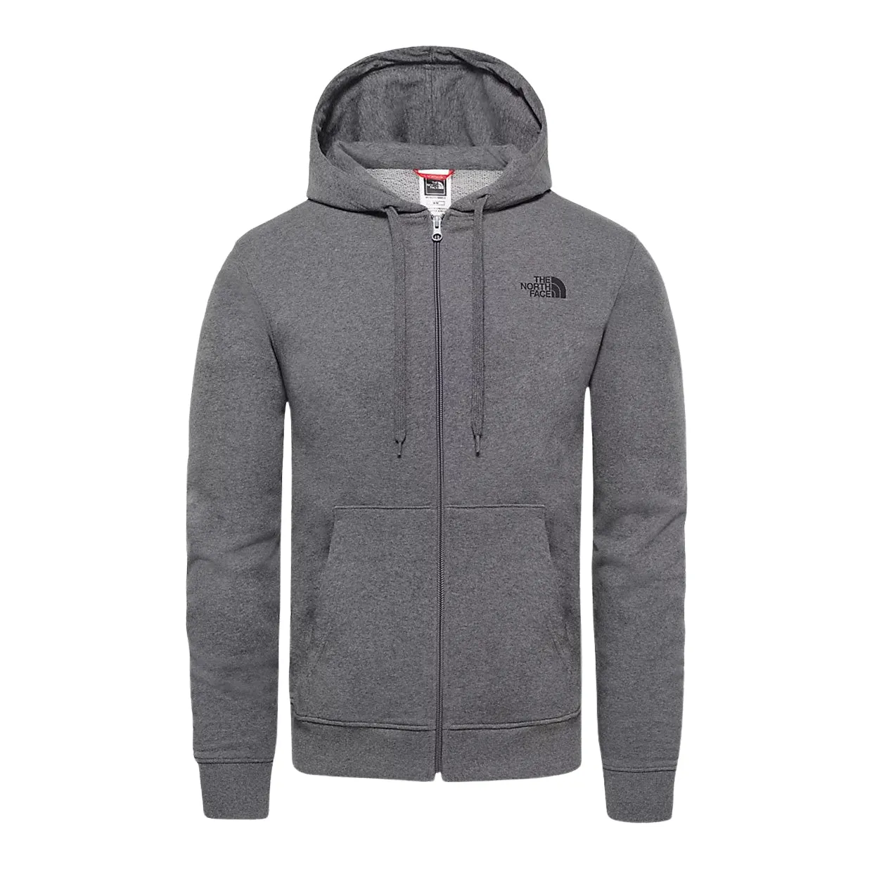 Mens The North Face Open Gate Light Gray Anthracite Hoodie.