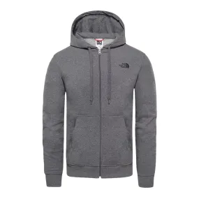 Mens The North Face Open Gate Light Gray Anthracite Hoodie.